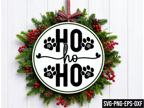 Ho Ho Ho Round Sign Svg: A Versatile Design for All Your Creative Projects