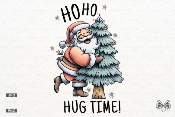 Santa with Christmas Tree PNG: A Creative Resource for Artists and Designers