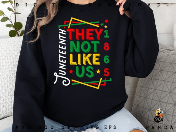 They Not Like Us Juneteenth SVG PNG EPS